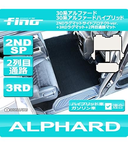 Amazon | fino30系アルファード ガソリン車 前期G(7人乗)2NDSP+3RD+2列